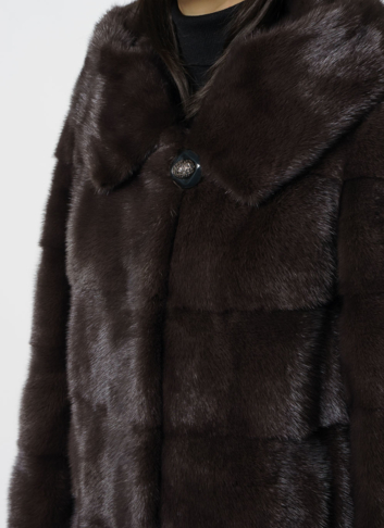 Норковая шуба с капюшоном трансформер 4 в 1 Норковая шуба с капюшоном трансформер 4 в 1