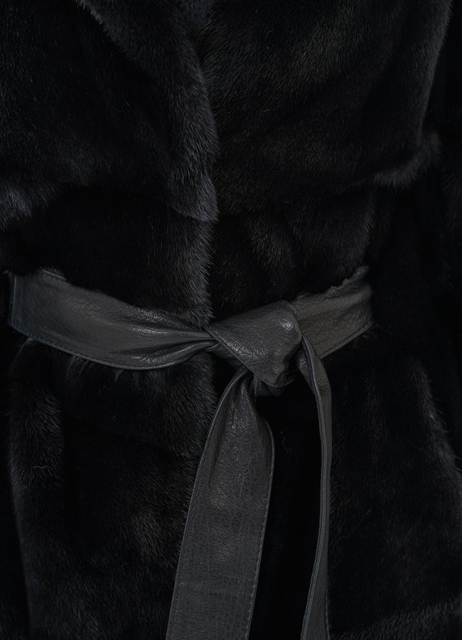 Шуба из аукционного меха норки модель № 81370 в рассрочку