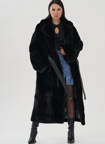 Шуба из аукционного меха норки