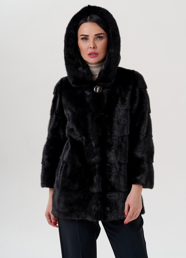 Шуба из норки модель № 24728 универмаг малина