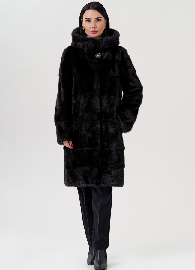 Шуба из норки модель № 24725 универмаг малина