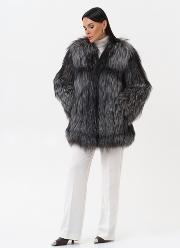 Куртка из чернобурой лисы