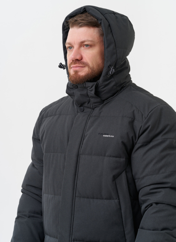 Мужской пуховик с капюшоном 
